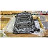 Image 2 : BOX OF STANDARD BLACK CAMEO FISHING TACKLE BACKPACKS