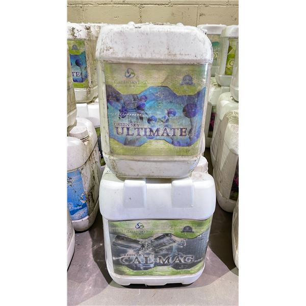GREEN SKY BIO- GREEN SKY ULTIMATE 10L AND GREEN SKY CAL-MAG 24L