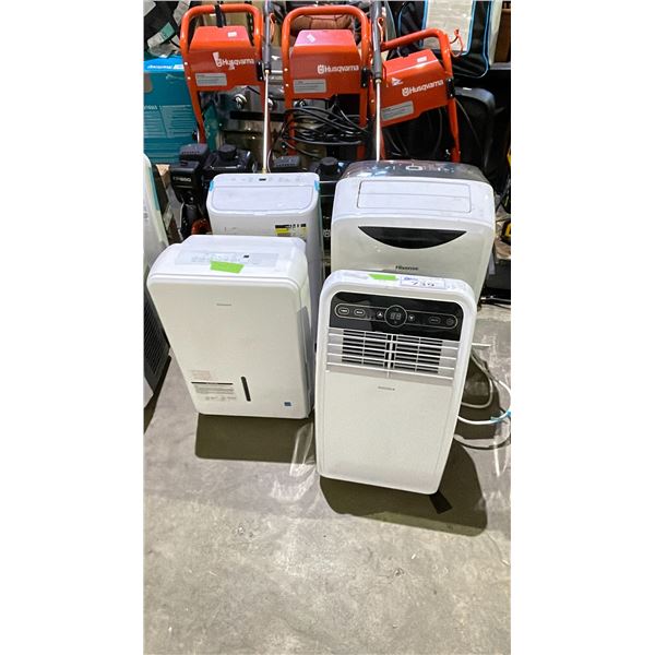 4- INSIGNIA, GE, AND HISENSE PORTABLE AIR CONDITIONERS  *PARTS AND REPAIR*