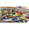 Image 1 : SHELF LOT OF ASSORTED ITEMS INCLUDING; SUPER PRO L-380, CAULKING, HARDWARE AND MORE