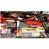 Image 2 : SHELF LOT OF NERF GUNS