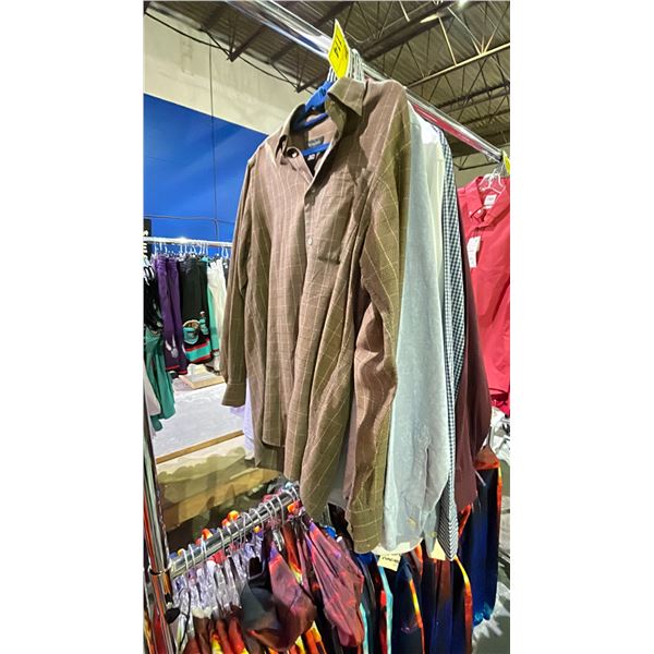 LOT OF ASSORTED MEN'S DRESS SHIRTS