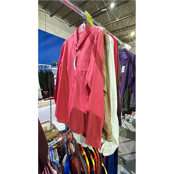 LOT OF ASSORTED MEN'S DRESS SHIRTS