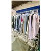Image 3 : RACK OF ASSORTED CLOTHING INCLUDING; DRESS SHIRTS, SWEATERS, T-SHIRTS AND MORE