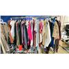 Image 2 : RACK OF ASSORTED CLOTHING INCLUDING; SHIRTS, TANK TOPS, SWEATERS AND MORE