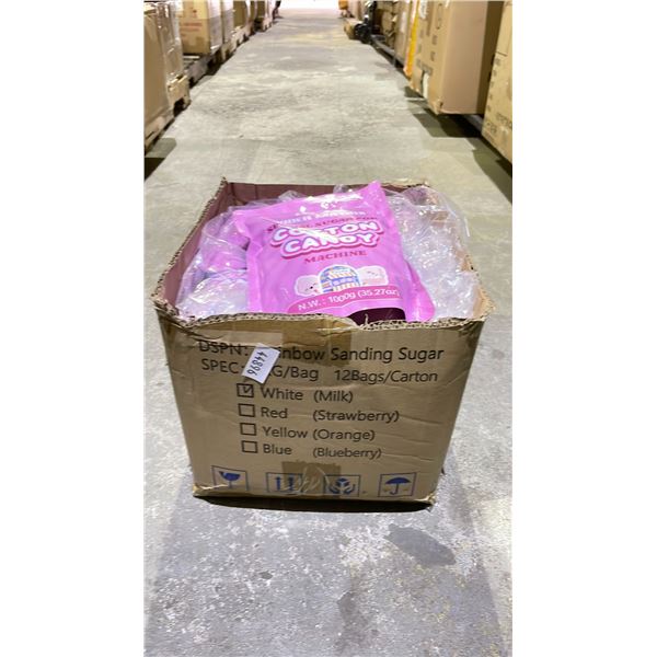 BOX LOT OF WIDER MATRIX COTTON CANDY SUGAR