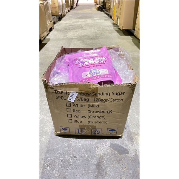 BOX LOT OF WIDER MATRIX COTTON CANDY SUGAR