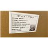 Image 2 : *NEW IN BOX* BARCELONA POUF - NATURAL STRIPE OTTOMAN