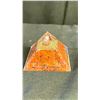 Image 2 : RED JASPER WITH CLEAR QUARTZ PYRAMID RETAIL $280