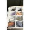 Image 2 : 24 SET OF STONES RETAIL $380, AND BAG OF MIXED QUARTZ RETAIL $150