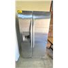 Image 1 : WHIRLPOOL STAINLESS STEEL SIDE BY SIDE FRIDGE & FREEZER WITH BUILT IN ICE & WATER 36" ACROSS