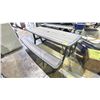 Image 1 : FOLDING GREY PICNIC TABLE