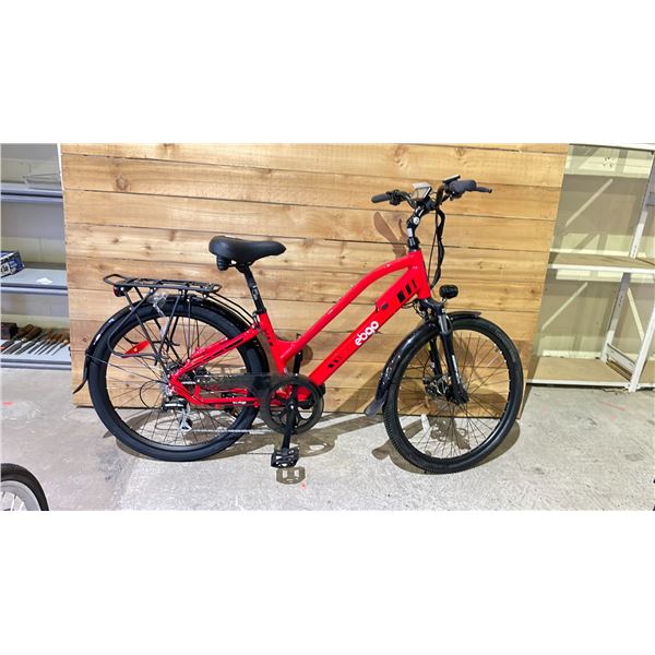 EBGO E-BIKE (NO BATTERY, NO CHARGER, NO KEY, UNKNOWN WORKING CONDITION)