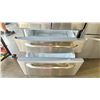 Image 3 : GE PROFILE STAINLESS STEEL FRENCH DOOR FRIDGE WITH ROLLOUT FREEZER & COOLER & WATER/ICE DISPENSER