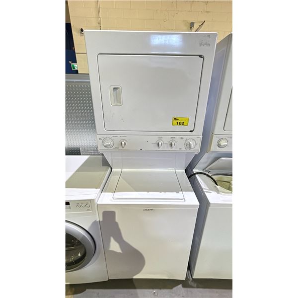 WHITE WESTINGHOUSE STACKING WASHER & DRYER