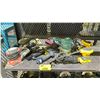 Image 1 : LOT OF ASSORTED TOOLS INCLUDING; ORBITAL SANDERS & NAILER