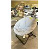 Image 2 : FOLDING PAPASAN CHAIR (SMALL TEAR)