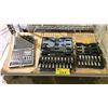Image 2 : SHELF OF ASSORTED ITEMS INCLUDING; SCREWDRIVER BIT SETS & ELECTRICAL COMPONENTS