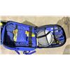 Image 2 : SHELF OF ASSORTED ITEMS INCLUDING; CAMPING BACKPACK WITH CONTENTS, TENT & INTEX SELF INFLATING
