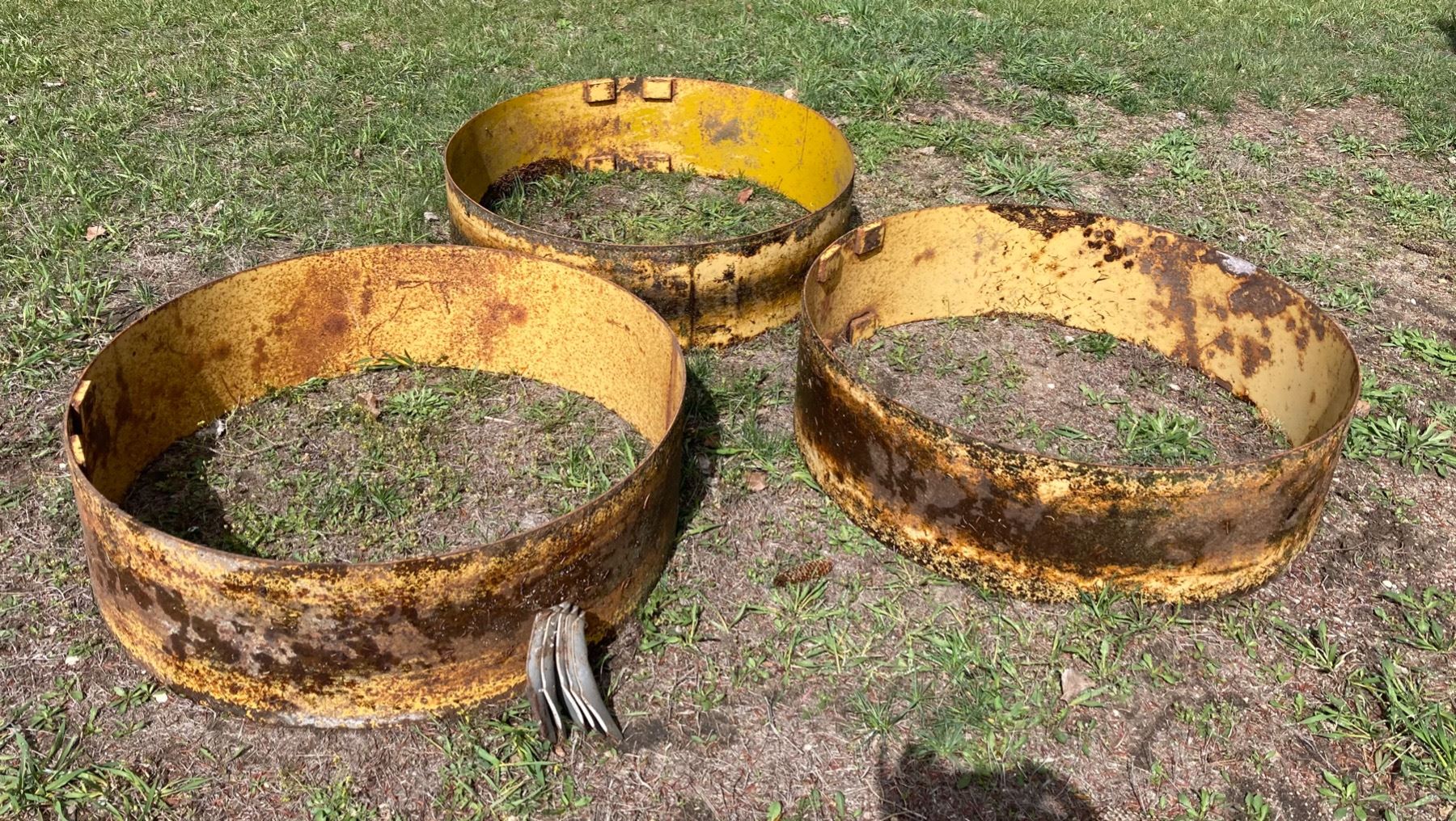 LARGE METAL RINGS - FIRE RING?