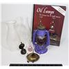 Image 1 : ESTATE FLAT OF OIL LAMP ACCESSORIES AND BOOK