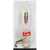 Image 1 : VINTAGE COCA COLA BOTTLE LAMP WITH EDISON BULB