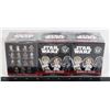 Image 1 : 3 NEW SEALED STAR WARS MYSTERY MINI BOBBLE HEADS