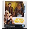 Image 1 : HASBRO DISNEY STAR WARS CHEWBACCA & HAN SOLO 2017