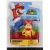 Image 1 : NEW SUPER MARIO WENDY WITH MAGIC WAND FIGURE