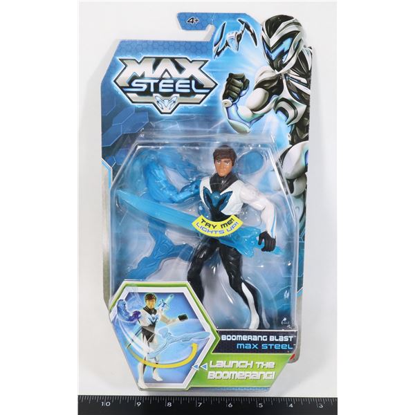 MAX STEEL BOOMERANG BLAST MAX STEEL CARDED