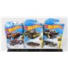 Image 1 : LOT OF THREE HOT WHEELS CARS