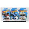 Image 1 : LOT OF THREE HOT WHEELS CARS