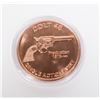 Image 1 : 1-OZ FINE COPPER ROUND COLT 45 IN CAPSULE