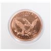 Image 2 : 1-OZ FINE COPPER ROUND COLT 45 IN CAPSULE