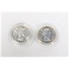 Image 2 : 1957, 1959, SILVER DIMES .12OZ IN CAPSULES