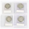 Image 2 : FOUR 25 CENT SILVER QUARTERS. .6OZ SILVER CONTENT
