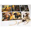 Image 1 : FIVE INDIGENOUS HIGH QUALITY PRINTS 12"X12" COME