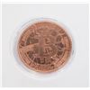 Image 2 : 1-OZ FINE COPPER ROUND BITCOIN IN CAPSULE