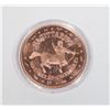 Image 1 : 1-OZ FINE COPPER ROUND SAGITTARIUS IN CAPSULE