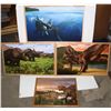 Image 1 : THREE FRAMED DINOSAUR PICTURES READY TO HANG