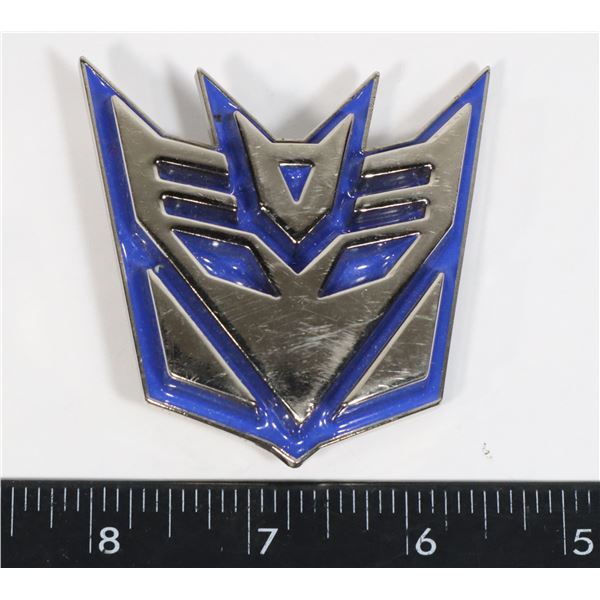 TRANSFORMERS DECEPTICON LOGO BELT BUCKLE