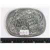 Image 1 : 1990 NATIONAL FINALS RODEO LIMITED EDITION BELT