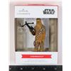 Image 1 : HALLMARK STAR WARS CHEWBACCA CHRISTMAS ORNAMENT