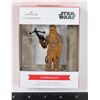 Image 1 : HALLMARK STAR WARS CHEWBACCA CHRISTMAS ORNAMENT