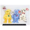 Image 1 : 3 TY BEANIE BABIES. RESCUE DALMATION (SOME STAINS)