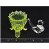 Image 2 : GLASS EGG HOLDER SOLD WITH GLASS BIRD