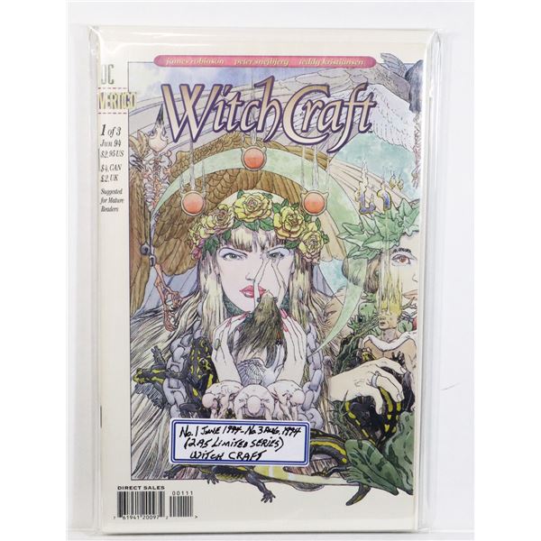 DC VERTIGO NUMBER 1 JUNE 1994 TO NUMBER 3 AUGUST