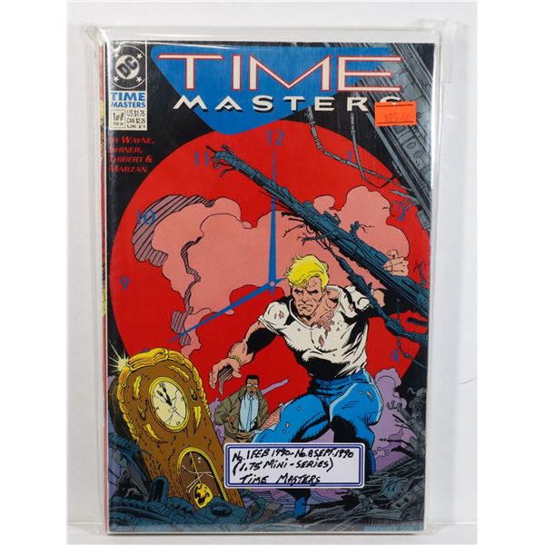DC TIME MASTERS NUMBER 1 FEBRUARY 1990 TO NUMBER 8
