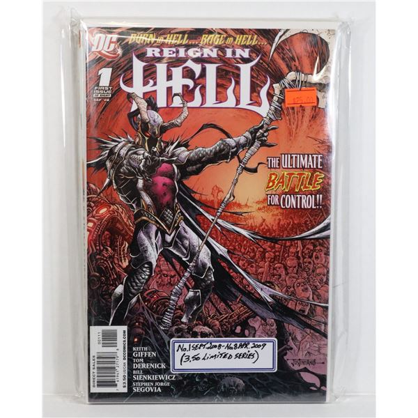 DC REIGN IN HELL NUMBER 1 SEPTEMBER 2008 TO NUMBER