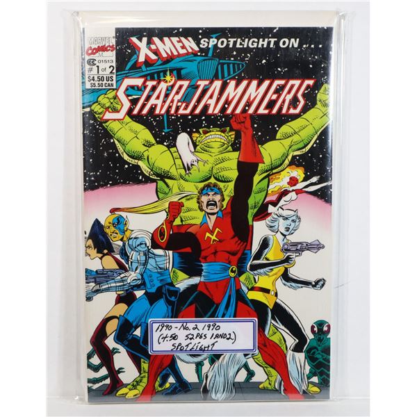 MARVEL X-MEN STAR JAMMERS NUMBER 1 1990- NUMBER 2